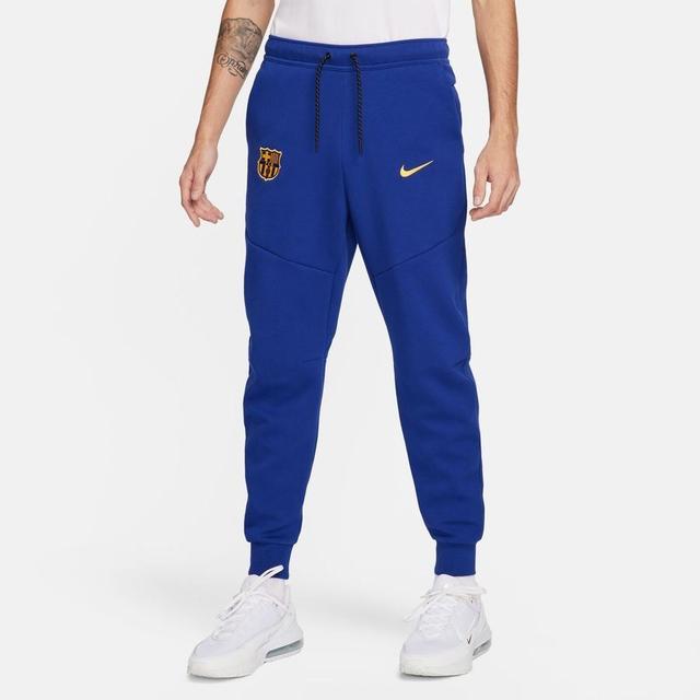 Barcelona Sweatpants Nsw Tech Fleece - Navy/guld - Nike, storlek XX-Large on Productcaster.