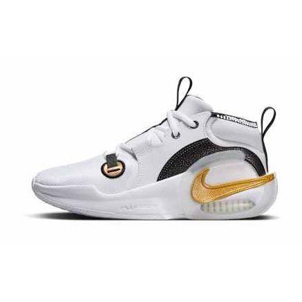 Nike Air Zoom Crossover 2 Big Kids' WHITE/METALLIC GOLD-BLACK-TINT, Größe 35½ on Productcaster.