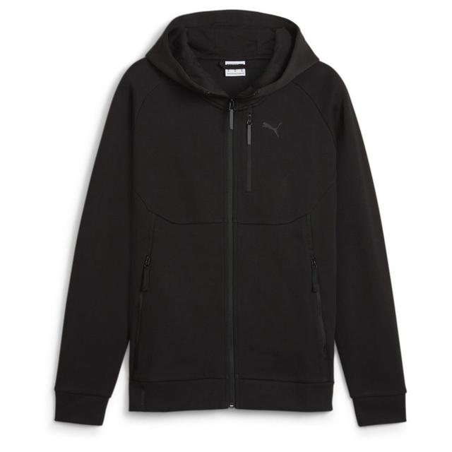 PUMA Hoodie PUMAtech Full Zip - Black, size Large on Productcaster.