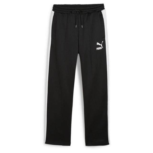 PUMA Track Pants T7 Iconic - Black/white, size Large on Productcaster.