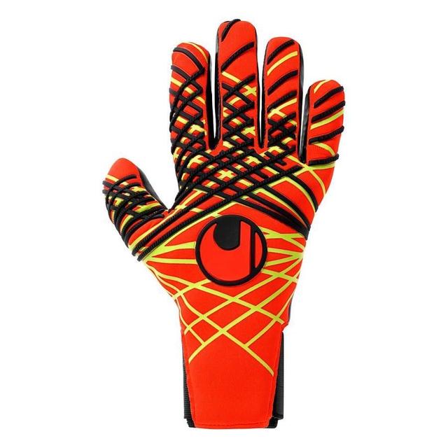 Uhlsport Goalkeeper Gloves Absolutgrip Hn Fit 364 Fire Edition - Fluo Red/fluo Yellow/black, size 10½ on Productcaster.