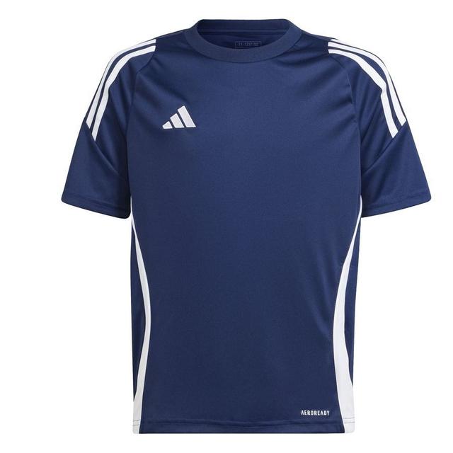 adidas Training T-shirt Tiro 24 - Legend Ink/white Kids, size 152 cm on Productcaster.