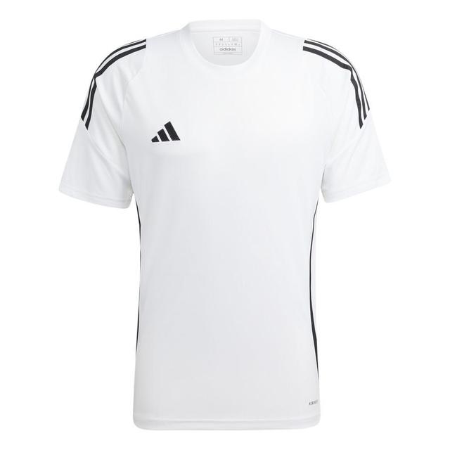 adidas Training T-shirt Tiro 24 - White/black, size Large on Productcaster.