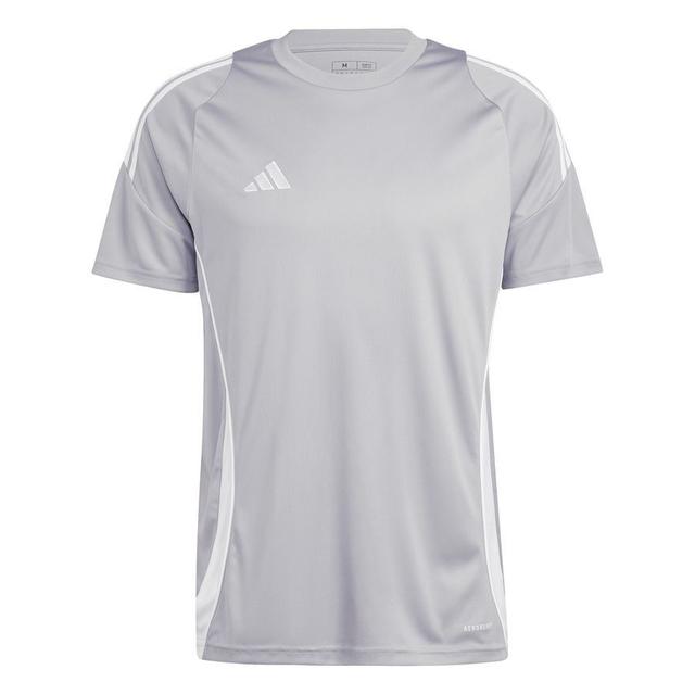 adidas Training T-shirt Tiro 24 - Team Dark Grey/white, size ['Large'] on Productcaster.