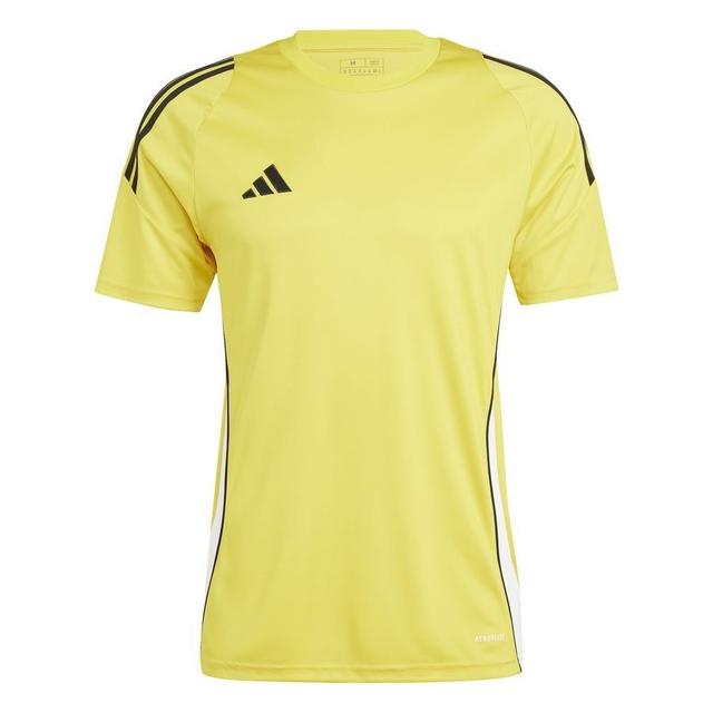 adidas Training T-shirt Tiro 24 - Team Yellow/core Black/white, size 3XL on Productcaster.