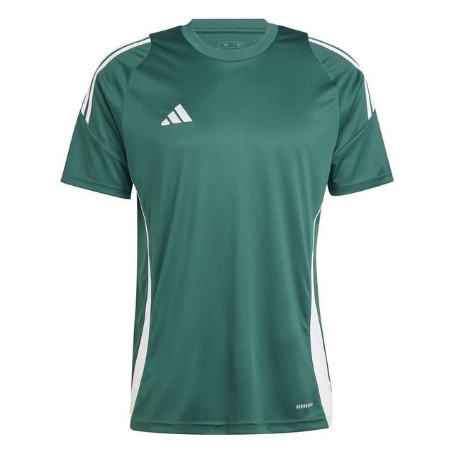 adidas Training T-shirt Tiro 24 - Dark Green/white, size XX-Large on Productcaster.