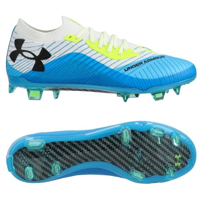 Under Armour Shadow Elite 2.0 FG - Hvit/Blå/Grønn - Gress (FG), størrelse 39 on Productcaster.