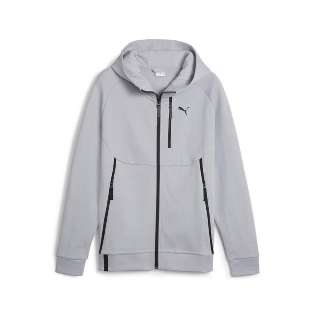 PUMA Hoodie PUMAtech Full Zip - Grey/black, size XX-Large on Productcaster.