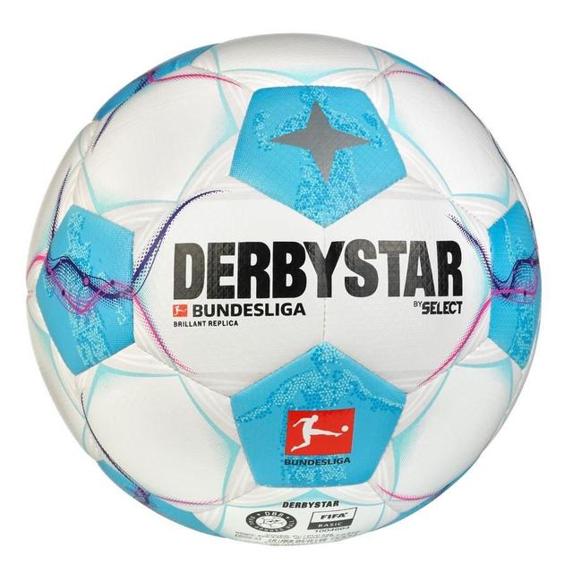 Derbystar Football Brillant Replica V24 Bundesliga 2024/25 - White/multicolor - Select, size Ball SZ. 4 on Productcaster.