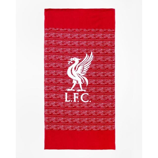 Liverpool Beach Towel - Red - Liverpool Fc, size One Size on Productcaster.