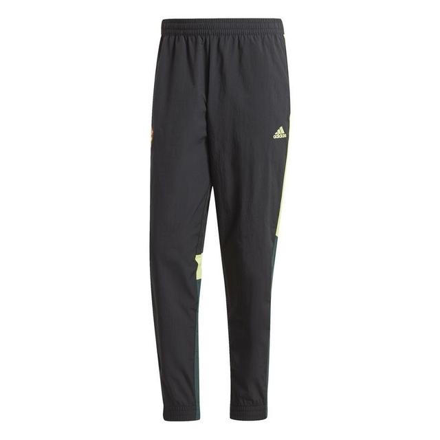 Manchester United Track Pants Woven - Black/green/pulse Lime - , size Medium on Productcaster.