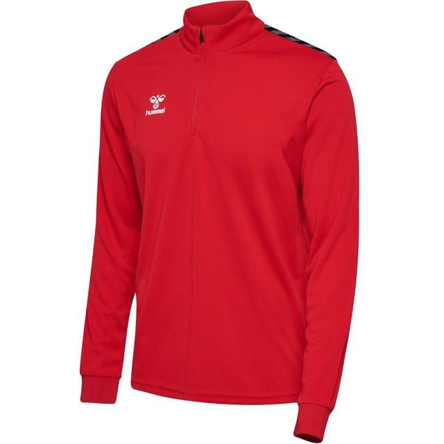 Hummel Training Shirt Authentic 1/2 Zip - Red, size Medium on Productcaster.