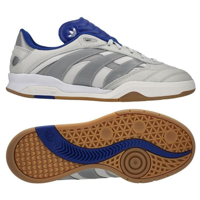 adidas Originals Predator Mundial In - Grey/silver/blue - Indoor (Ic), size 40 on Productcaster.