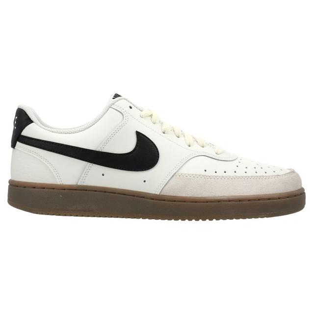 Nike Sneaker Court Vision Low - Hvit/light Orewood Brown/sort, størrelse 45 on Productcaster.