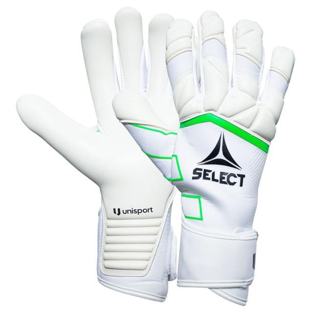 Select X Unisport Goalkeeper Gloves 90 Flexi Pro V24 - White, size 10 on Productcaster.