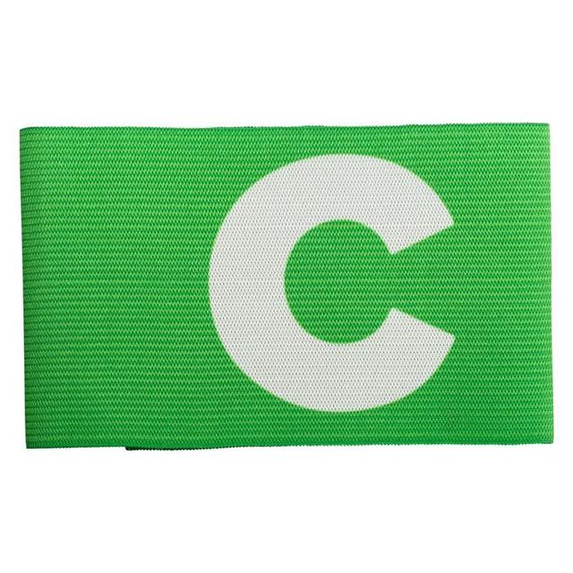 Unisport Captains Arm Band - Green/white, size One Size on Productcaster.