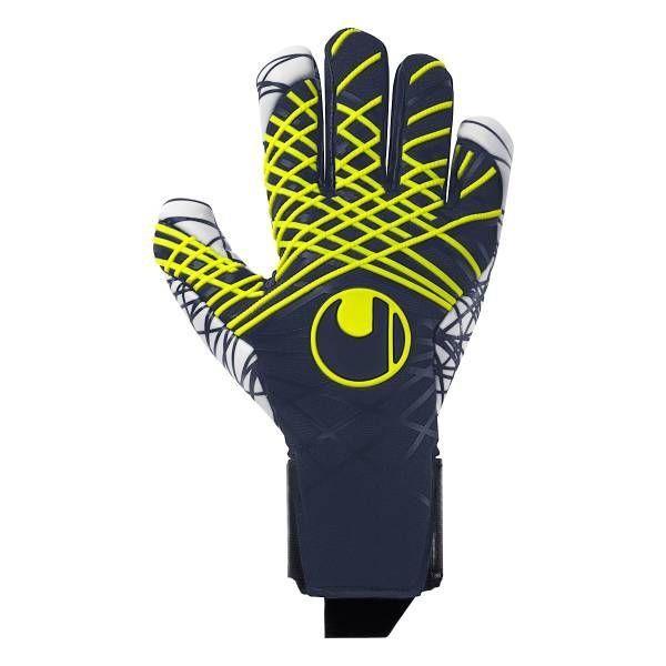 Uhlsport Keepershandschoenen Prediction Ultragrip - Navy/wit/fluo Yellow, maat 10 on Productcaster.