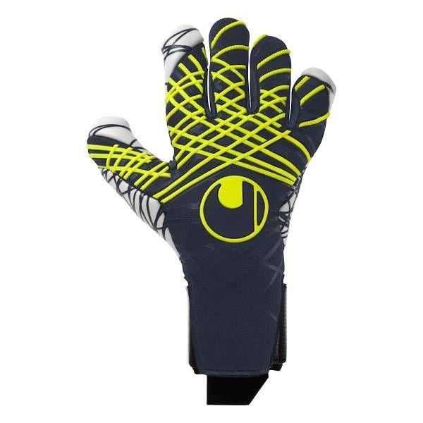 Uhlsport Goalkeeper Gloves Prediction Ultragrip Sc - Navy/white/fluo Yellow, size 9½ on Productcaster.