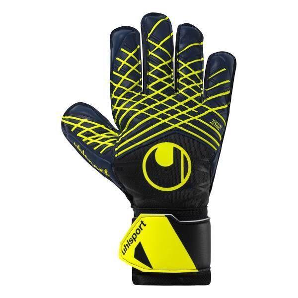 Uhlsport Gants De Gardien Prediction Soft Pro - Bleu Marine/blanc/jaune Fluo, pointure 7 on Productcaster.