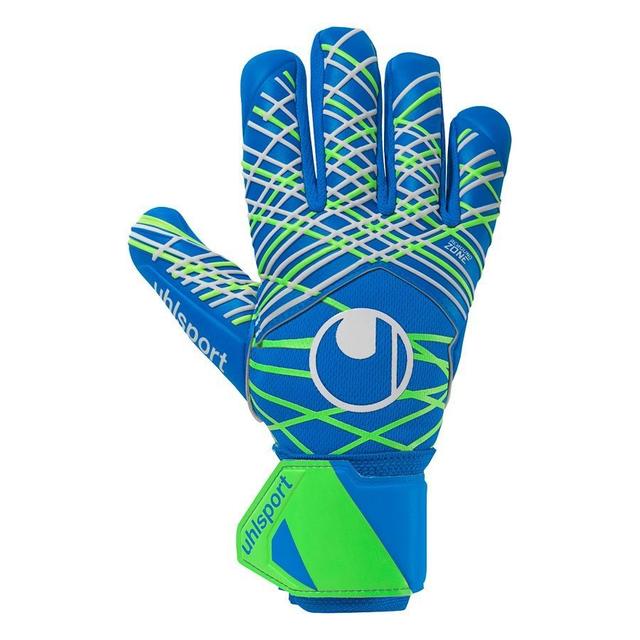 Uhlsport Goalkeeper Gloves Aquasoft Hn - Pacific Blue/fluo Green/white, size 10½ on Productcaster.