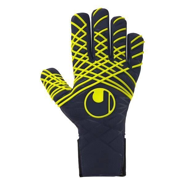 Uhlsport Goalkeeper Gloves Prediction Absolutgrip Hn Fit - Navy/white/fluo Yellow, size 10½ on Productcaster.