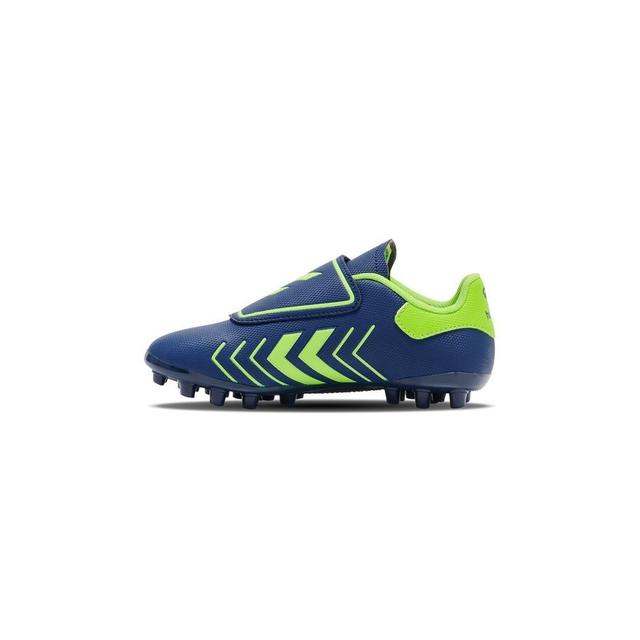 Hummel Football Boots Hattrick Mg - Navy/green Kids, size 37 on Productcaster.