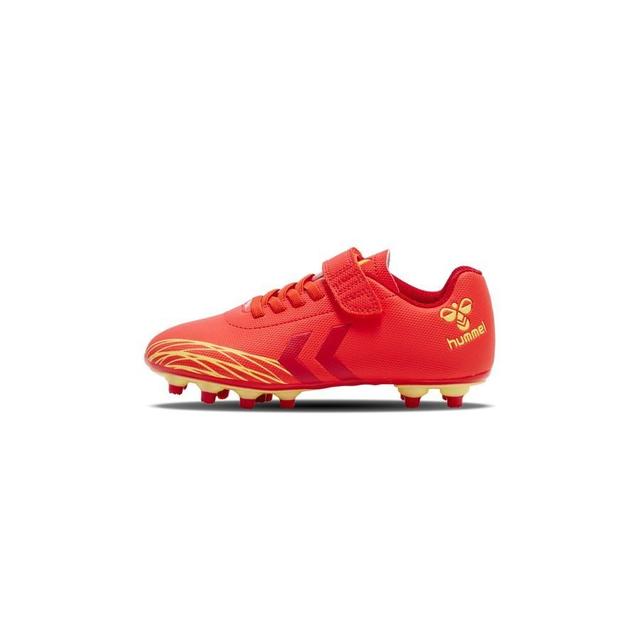 Hummel Football Boots Top Star Fg - Red/yellow Kids - Grass (Fg), size 36 on Productcaster.