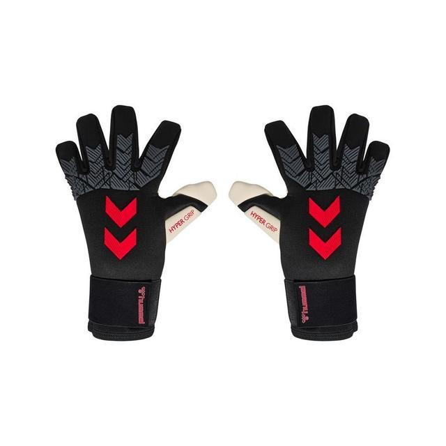 Hummel Goalkeeper Gloves Hyper Grip - Black/white/red, size ['11'] on Productcaster.