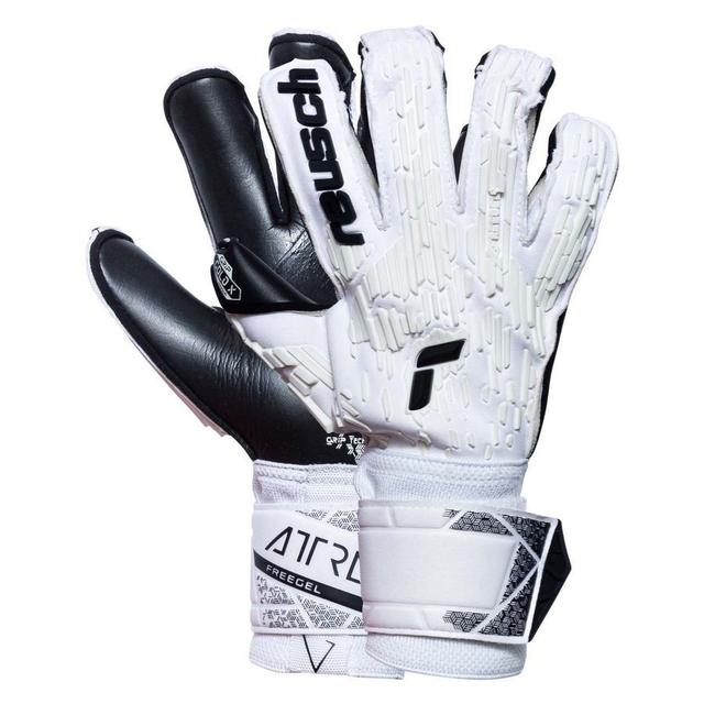 Reusch Goalkeeper Gloves Attrakt Freegel Gold X Evolution Shine Bright - White/black, size 8 on Productcaster.