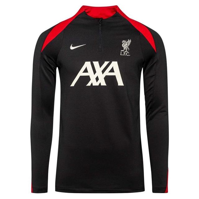 Liverpool Trainingsshirt Dri-fit Strike Drill - Schwarz/rot - Nike, Größe Small on Productcaster.