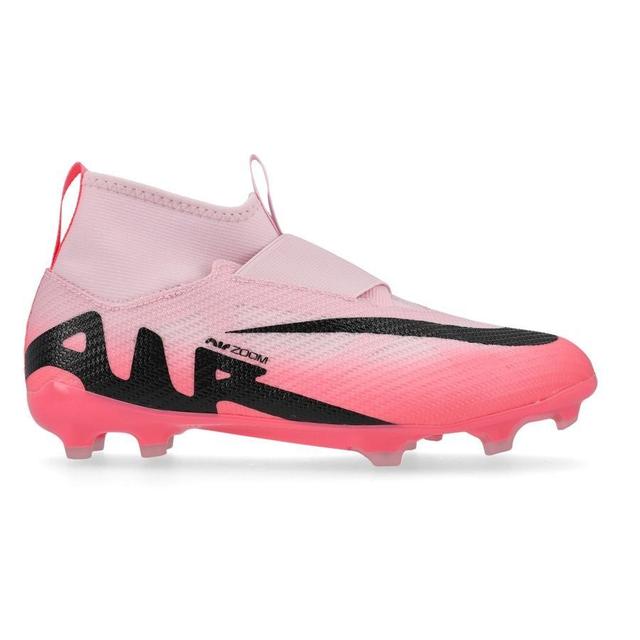 Nike Air Zoom Mercurial Superfly 9 Pro Fg Mad Brilliance - Pink Foam/black Kids, size ['35 ½ on Productcaster.