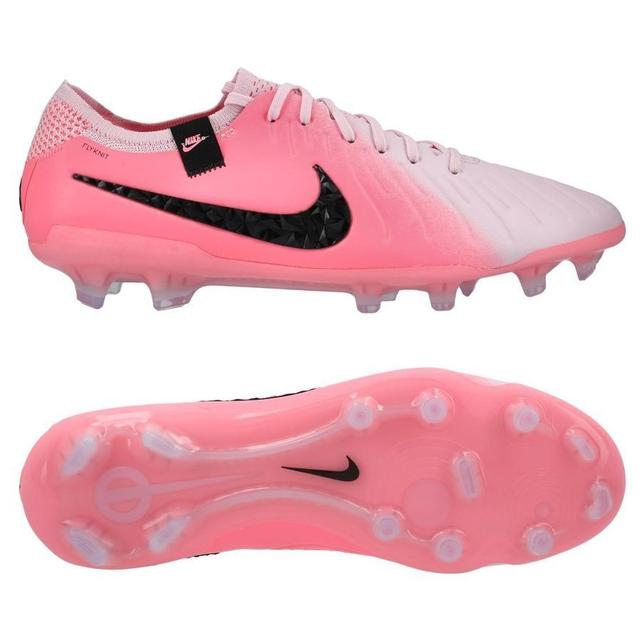 Nike Tiempo Legend 10 Elite Fg Mad Brilliance - Pink Foam/black, size ['40 ½ on Productcaster.