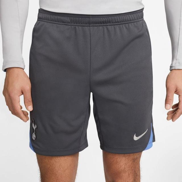 Tottenham Training Shorts Dri-fit Strike - Dark Grey/polarized Blue/grey Fog - Nike, size Small on Productcaster.