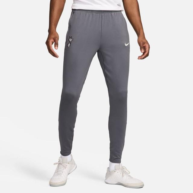 Tottenham Training Trousers Dri-fit Strike - Dark Grey/polarized Blue/grey Fog - Nike, size Small on Productcaster.