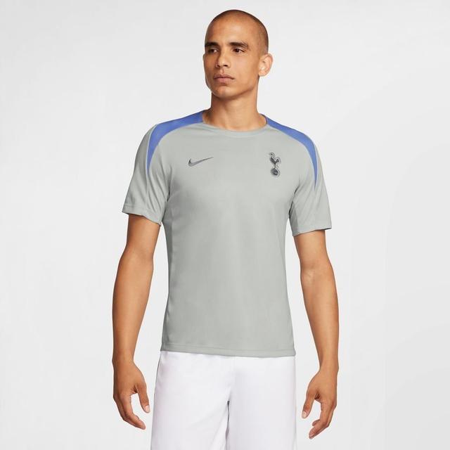 Tottenham Training T-shirt Dri-fit Strike - Grey Fog/polarized Blue/dark Grey - Nike, size Medium on Productcaster.