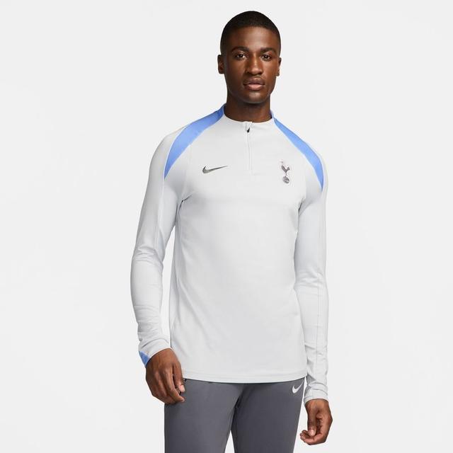 Tottenham Training Shirt Dri-fit Strike Drill - Grey Fog/polarized Blue/dark Grey - Nike, size XX-Large on Productcaster.