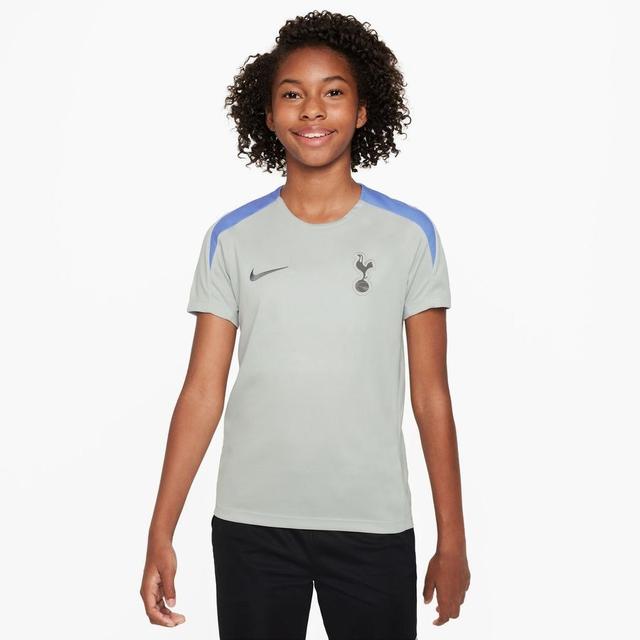 Tottenham Training T-shirt Dri-fit Strike - Grey Fog/polarized Blue/dark Grey Kids - Nike, size XS: 122-128 cm on Productcaster.