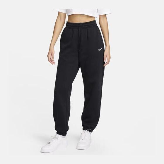 Nike Sweatpants Phoenix Fleece Oversized - Black/sail Women, size Large on Productcaster.