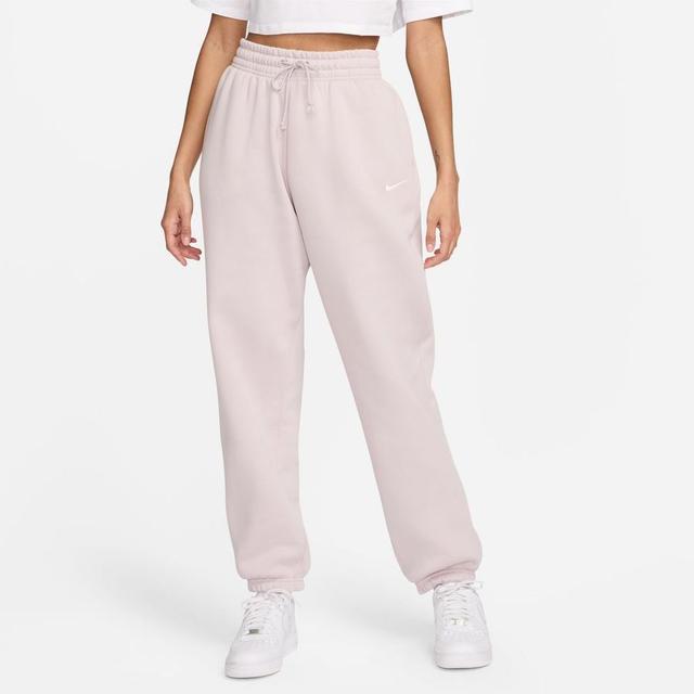 Nike Sweatpants Phoenix Fleece Oversized - Pink/sail Women, size Large on Productcaster.