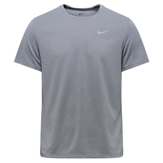 Nike Running T-shirt Dri-fit Uv Miller - Grey Fog/reflect Silver, size Medium on Productcaster.