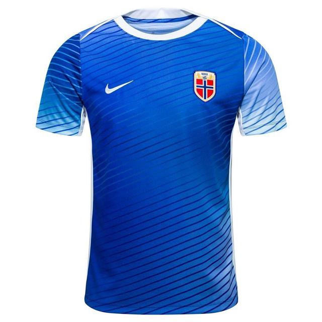 Norway Training T-shirt Dri-fit Academy Pro Pre Match - Old Royal/white - , size ['Large'] on Productcaster.