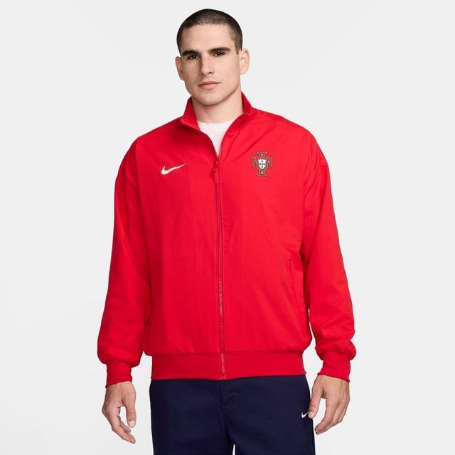 Portugal Training Jacket Dri-fit Strike Anthem Euro 2024 - University Red/sail - , size X-Large on Productcaster.