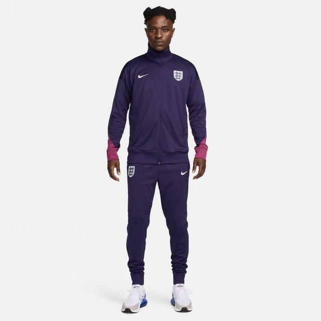 England Tracksuit Dri-fit Strike Euro 2024 - Purple Ink/rosewood/white - , size Large on Productcaster.