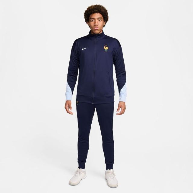 France Tracksuit Dri-fit Strike Euro 2024 - Blackened Blue/cobalt Bliss - , size X-Large on Productcaster.