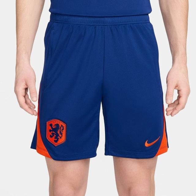 Holland Training Shorts Dri-fit Strike Euro 2024 - Deep Royal Blue/safety Orange - , size Large on Productcaster.