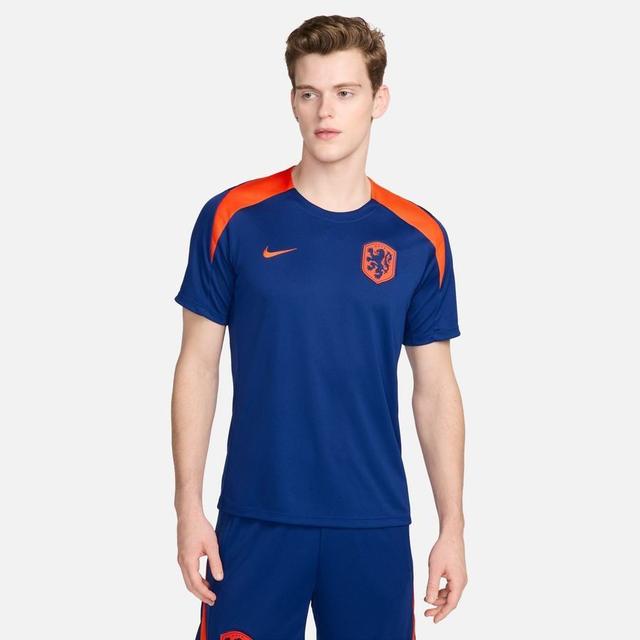 Holland Training T-shirt Dri-fit Strike Euro 2024 - Deep Royal Blue/safety Orange - , size Medium on Productcaster.