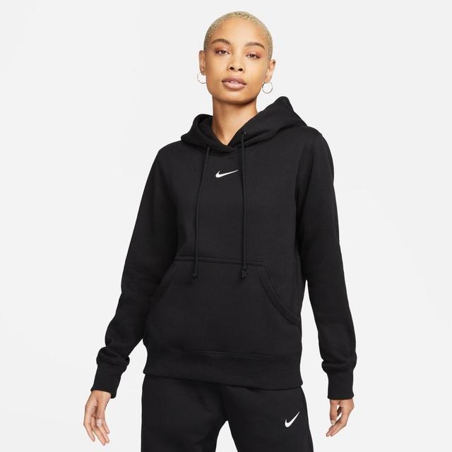 Nike Hoodie Nsw Phoenix Fleece Pullover - Black/sail Women, size ['Small'] on Productcaster.