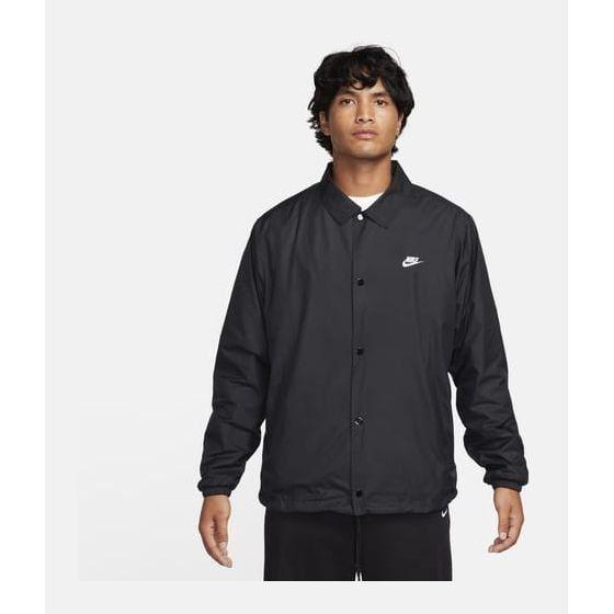 Nike Jacket Club Coaches' - Black/White, size Large on Productcaster.