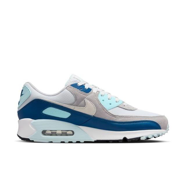 Nike Sneaker Air Max 90 - Pure Platinum/white/glacier Blue, size ['42 ½ on Productcaster.