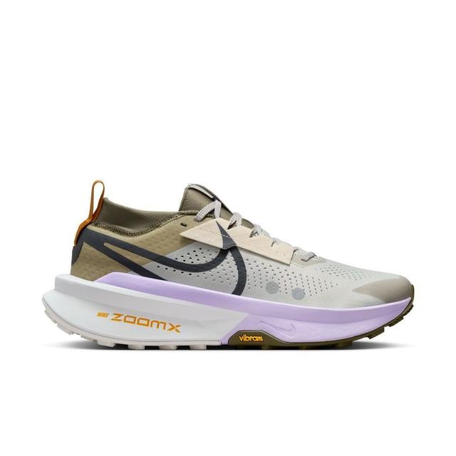 Nike Running Shoe Zegama Trail 2 - Light Iron Ore/vapour Green/lilac Bloom, size 43 on Productcaster.